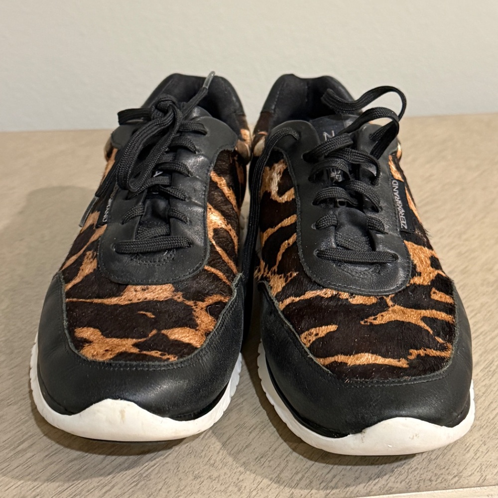 Cole Haan Leopard Print Fashion Sneakers - Picture 3 of 5